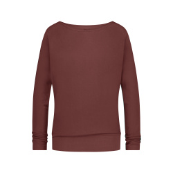 Budhi Longsleeve Yoga Shirt - Marron