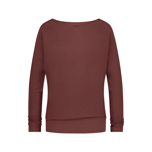 Budhi Longsleeve Yoga Shirt - Marron