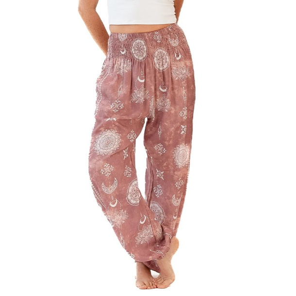 Haremsbukse Dusty Rose Lotus Moon