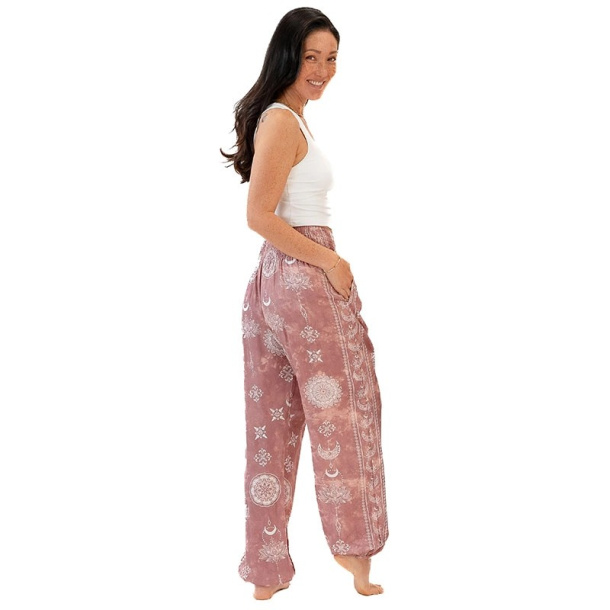 Haremsbukse Dusty Rose Lotus Moon
