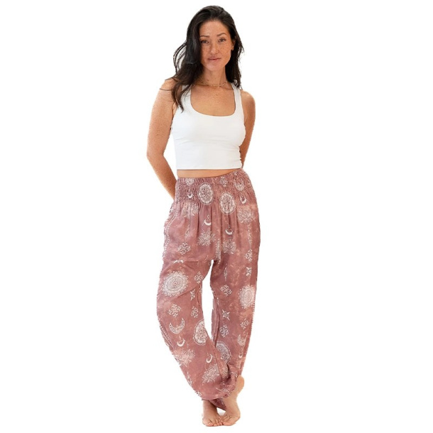 Haremsbukse Dusty Rose Lotus Moon