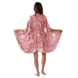 Kimono Dusty Rose Lotus Moon