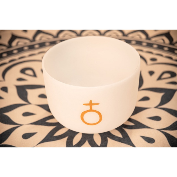 Meinl Sonic Energy Planetary Tuned Crystal Singing Bowl 12", Eart Year/ Om