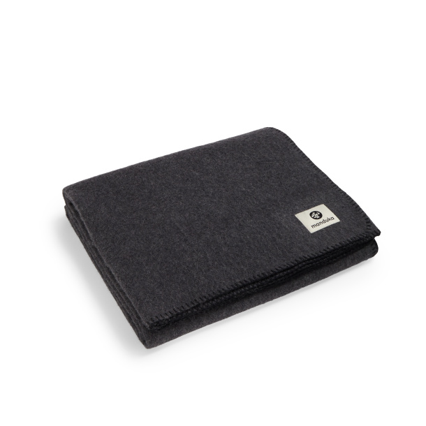 Essential Wool Blanket / Yogateppe i ull - Thunder