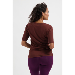 Kami Yoga Tee - Maroon 