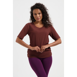 Kami Yoga Tee - Maroon 