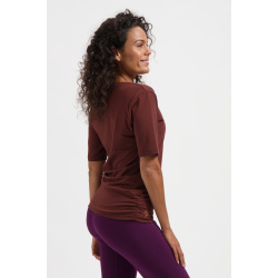 Kami Yoga Tee - Maroon 