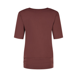 Kami Yoga Tee - Maroon 