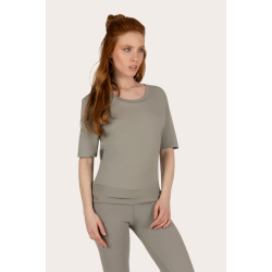 Kami Yoga Tee - Smokey Quartz