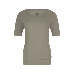 Kami Yoga Tee - Smokey Quartz