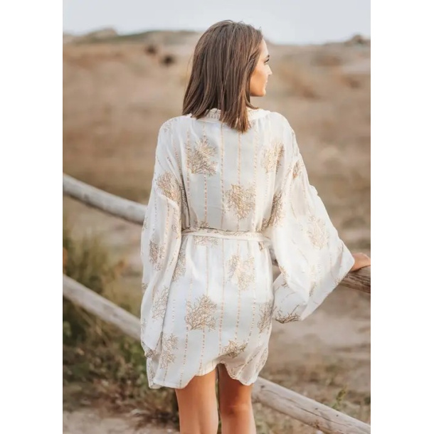 Kimono Bali - Hvite 