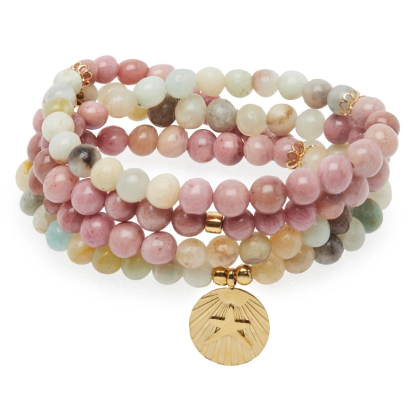 Mala "Ocean" armbnd i Amazonitt 