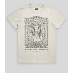 Medicine Woman T-shirt - Faded Bone