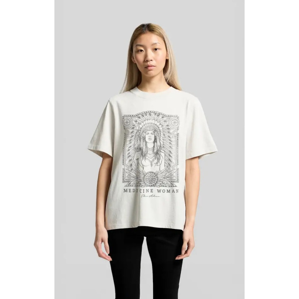 Medicine Woman T-shirt - Faded Bone