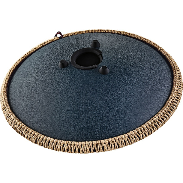 Octave Steel Tongue Drum, D Amara, Engraved, Navy