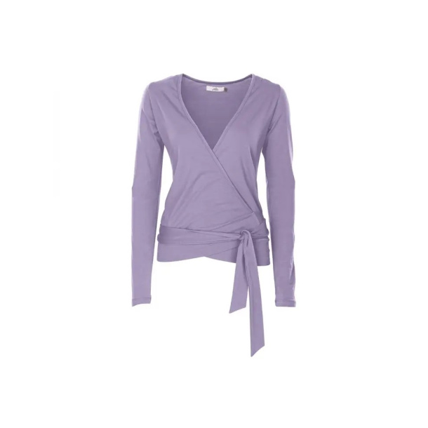 Klassisk myk omslagsjakke - Purple 