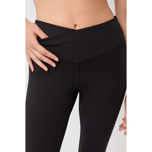 Flared Yoga Pants - Black