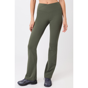 Flared Yoga Pants - Leaf