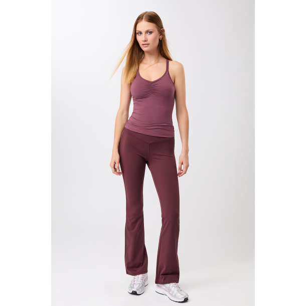 Flared Pants - Ruby