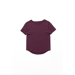 T-shirt Boxy - Aubergine
