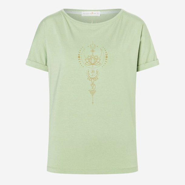T-shirt "Eka Padma", kologisk, Matcha