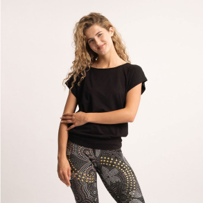 Yoga t-shirt Jangama - Black
