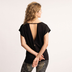 Yoga t-shirt Jangama - Black