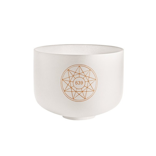 Solfeggio Crystal Singing Bowl 10",639 Hz, D#4