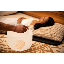 Solfeggio Crystal Singing Bowl 12", 285Hz, Note C#4