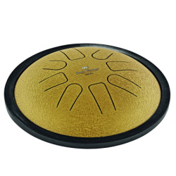 Small Steel Tongue Drum, C Minor, Gold