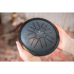 Small Steel Tongue Drum, G Minor, Navy Blue 