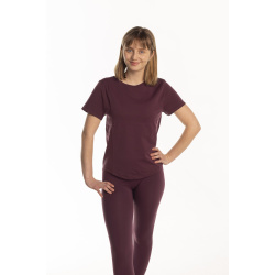 T-shirt Boxy - Aubergine