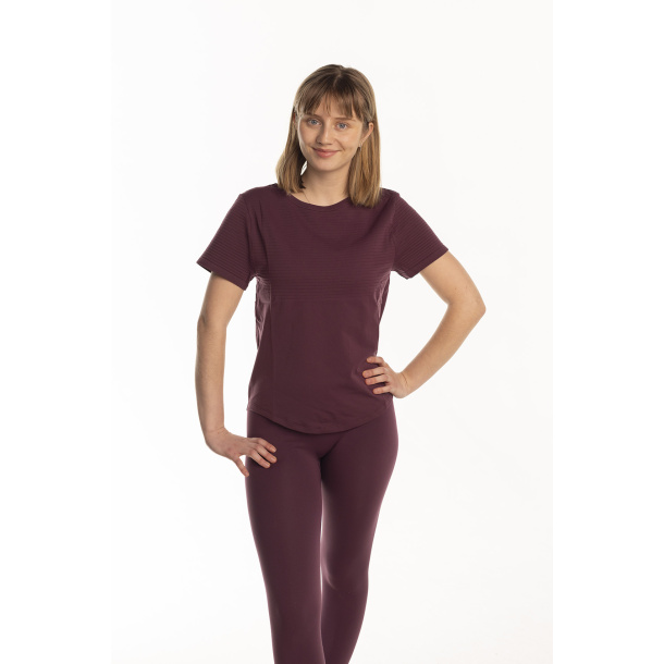 T-shirt Boxy - Aubergine