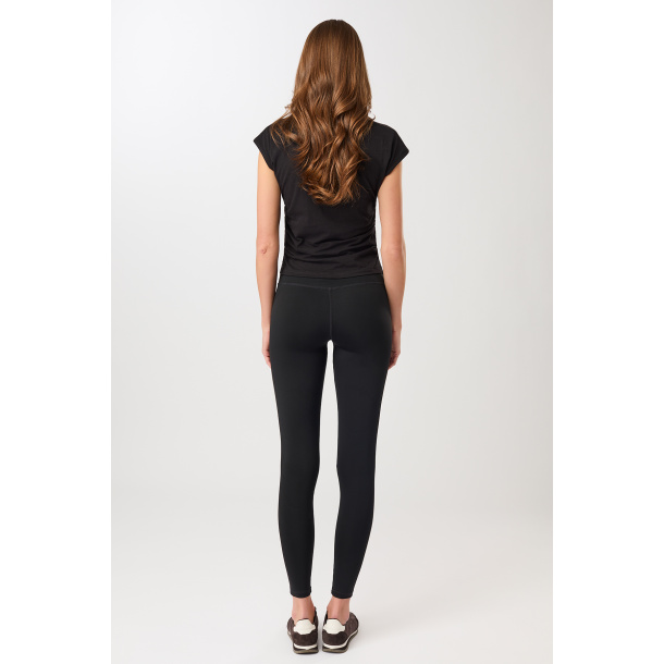 Side Ruffled Top - Black 