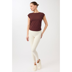 Side Ruffled Top - Ruby