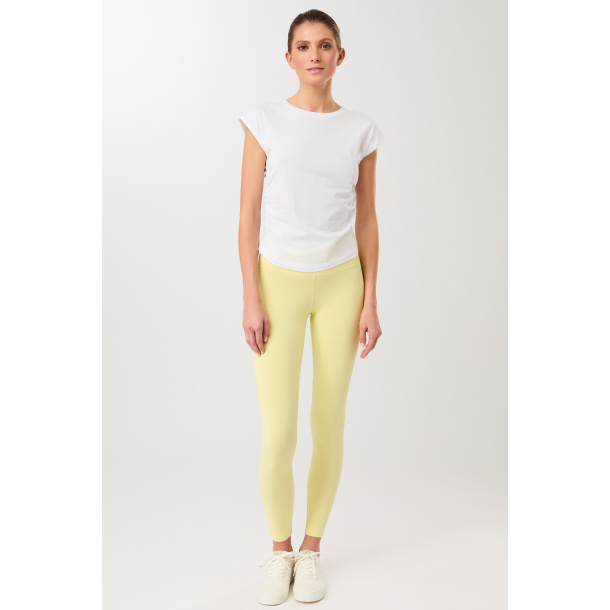 Side Ruffled Top - White