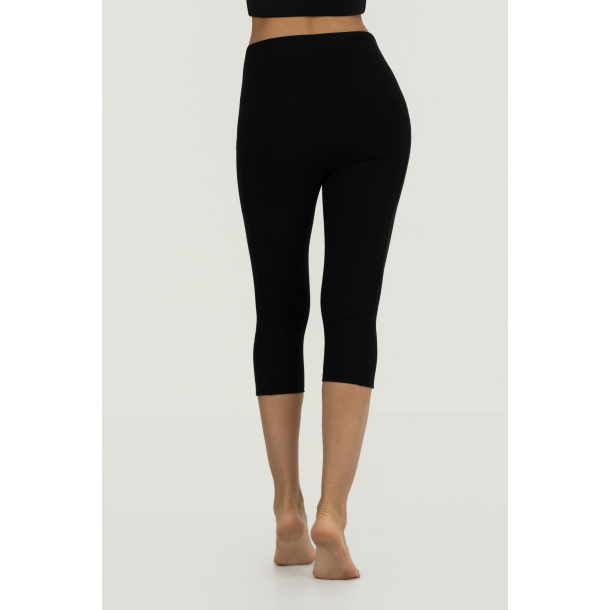 Tara Capri Yoga - Onyx Black 