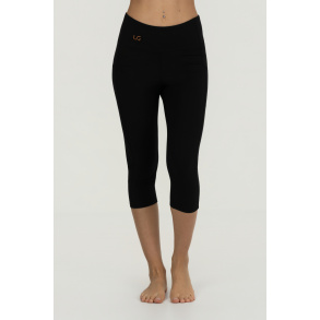 Tara Capri Yoga - Onyx Black 