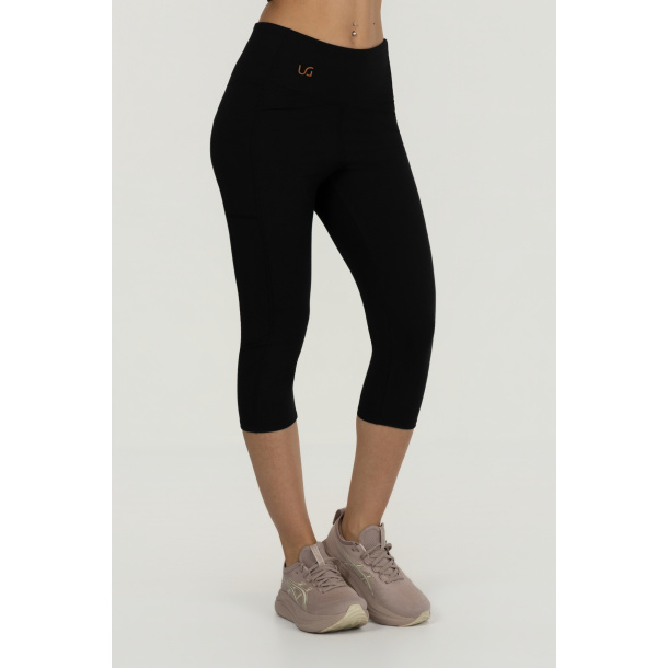 Tara Capri Yoga - Onyx Black 