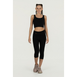 Tara Capri Yoga - Onyx Black 