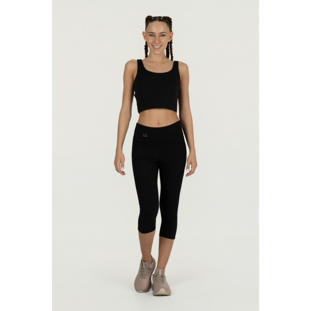 Tara Capri Yoga - Onyx Black 