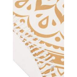 Sonic Energy Meditation Rug, Vintage Gold