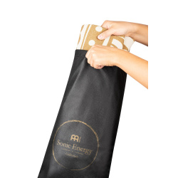 Sonic Energy Meditation Rug, Vintage Gold