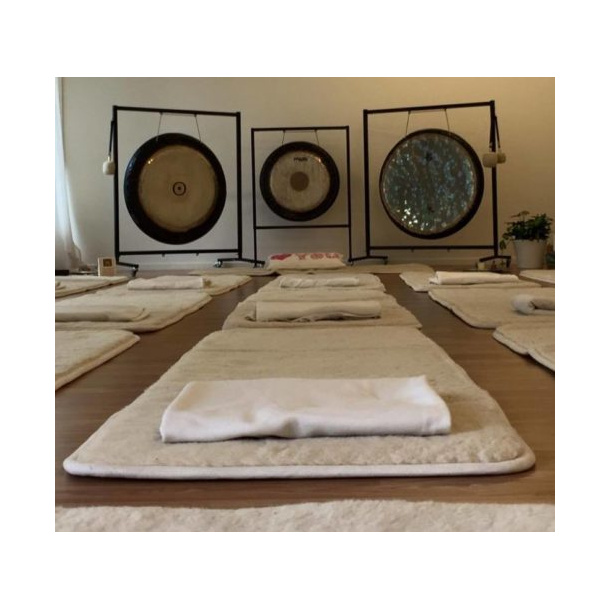 Ullmatte i deilig merinoull, dobbel, 90*200 cm  m/antigli