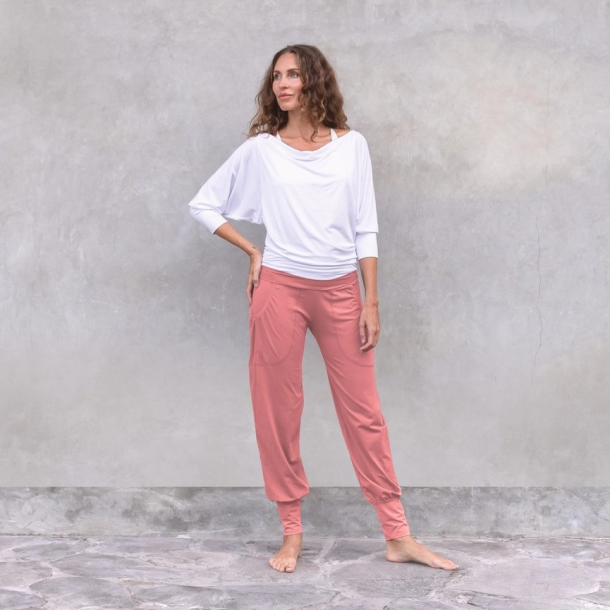 Angel Bamboo Yogashirt - white 