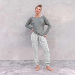 Yanti Soft Longsleeve - Agave, str L 