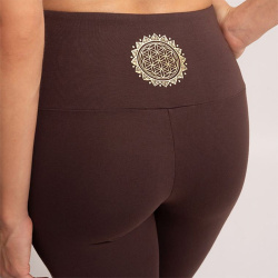 Capri leggings Vana - Brown