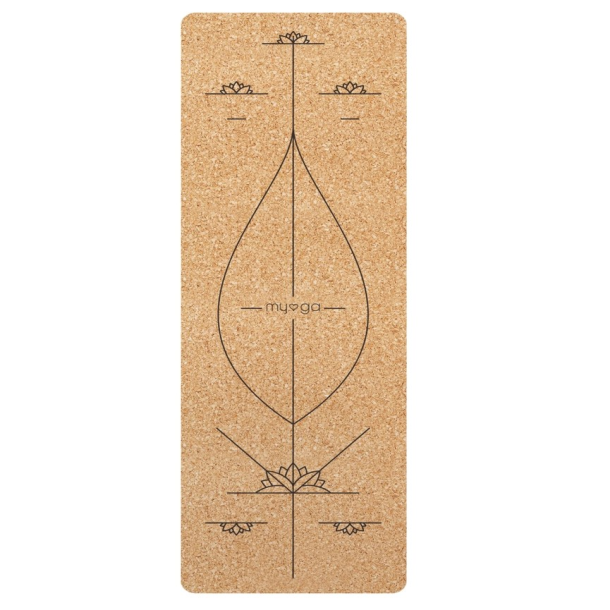 XL Yogamatte i kork - Alignment 