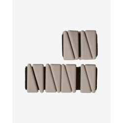Pilates ankel- og h�ndleddsvekter, 0,9 kg - Hazel Taupe