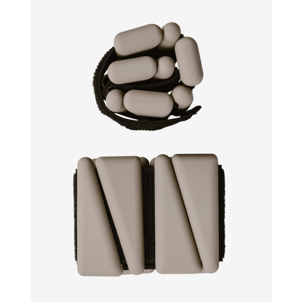 Pilates Ankel-/hndleddsvekter - 0,9 kg, Taupe